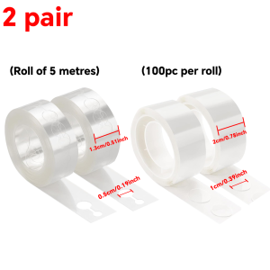 Balloon Arch Strip Kit for Garland Balloon Tape Strips and Glue Point Dot Stickers for Party Wedding Birthday Baby Shower