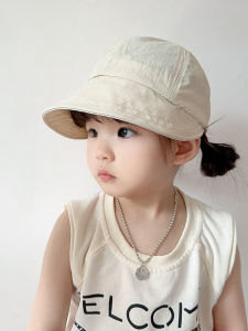 Lightweight Kids Fishing Cap Sun Protection Hat Quick Dry Wide Brim Duckbill Cap for Boys And Girls Baby Outdoors Casual Style