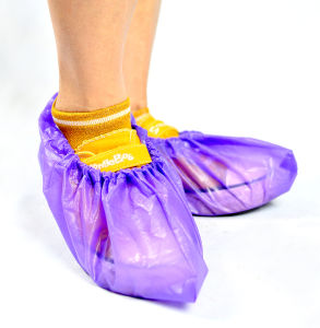 Tất Giày Nhựa Dày Dùng Một Lần Chống Thấm Nước Chống Bụi Dùng Trong Nhà Chống Trượt Dùng Cho Mọi Lứa Tuổi Tại Nhà Học Sinh