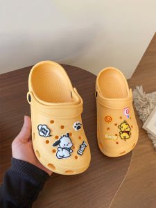 Thick Bottom Hole Hole Shoes Womens Summer Outdoor Wear EVA Anti-Odor New 2025 Famous Head Covered Sandals Women