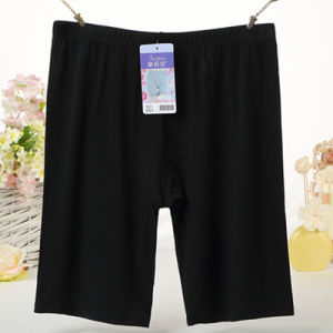 High Waist Pure Cotton Thin Safety Pants Womens plus Size 3/5 Length Insurance Shorts Bamboo Charcoal Fiber Ladies Trousers