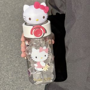 Kitty Cat Straw Cup Portable Large Capacity Cute Doll Summer New Version for Women Pregnant Women Water Cup High Aesthetic Value