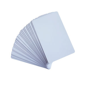 Bộ 50 Thẻ Kinh Doanh PVC Trống Bóng Cao Cấp Có Thể In Hai Mặt Chống Thấm Nước Tên ID Thẻ Cảm Ơn - KHÔNG PHẢI NFC