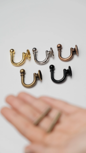 Ins.Fabric Curtain Sidehook minimalist premium accessories wall hook cangkuk tirai tiebelt holder