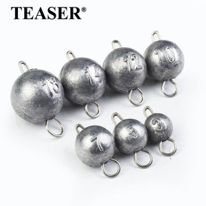 TEASER 3g-21g A020 Fishing Cheburashka Sinker Fishing Accesories Jig Round Head Bullet Weight Soft Lure Connector Texas Group