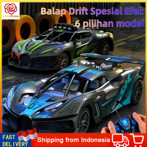 1:18 Mobil kendali jauh - Mobil Balap Remote Control RC Drift 2WD Kecepatan Tinggi Mobil Remote Control CAS