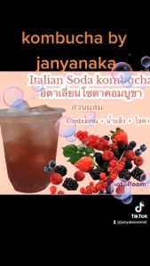 KOMBUCHA คอมบูชา 750ml BY JANYANAKA หวานน้อย (Otop)มั่นใจต้อง )
