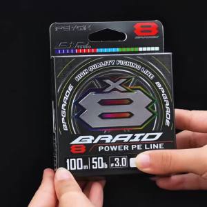 PEYGK 8 Strands Braided Fishing Line Japanese Super Strong Pull Wear Resistant PE Line 100M Carp Braid Floating Fishing Line