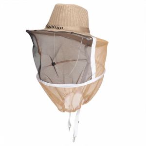 Mũ Bảo Hộ Nuôi Ong Chống Cháy Thoáng Khí Kiểu Mũ Cao Bồi Bảo Vệ Mặt 100% Cotton Polyester Quần Áo Bảo Hộ Cho Người Nuôi Ong