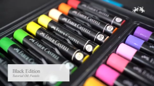 FABER CASTELL CRAYON OIL PASTEL BLACK EDITION