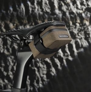 ROCKBROS Bicycle Tail Bag Waterproof Lightweight Cycling Saddle Bag Portable Quick Release Reflective MTB Road Bike Rear Bag