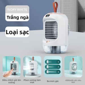 Quạt Làm Lạnh NOCCLILI RD22-1 USB Dòng Mát Mẻ Di Động Nhỏ Cho Văn Phòng Quạt Làm Mát Không Khí Bằng Nước 3 Tốc Độ