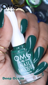 OMG Nail Lacquer 10ml - Deep Ocean