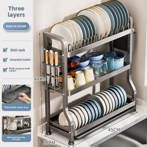 B&W | Narrow-Edge Multifunctional Dishes Rack