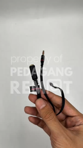 Kabel Splitter Audio Female to Dual Male ukuran 15 CM 3.5mm / Splitter Audio Cable L43 (Mic+Hear)