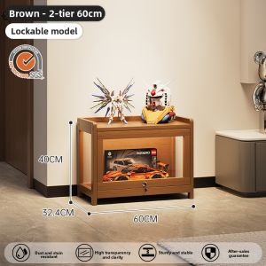 ZHUSHANXIA | Lighted Transparent Acrylic Display Case