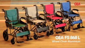 GEA Wheel Chair FS 868 L (Aluminium) Roda Kecil