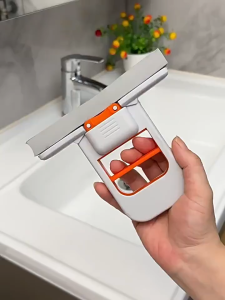 Mini Folding Mop Self Squeezing Powerful Cleaning Tool for Home Car Floors Tables Windows Multi Surface Portable Lightweight Design Quick Dry Household Essentials