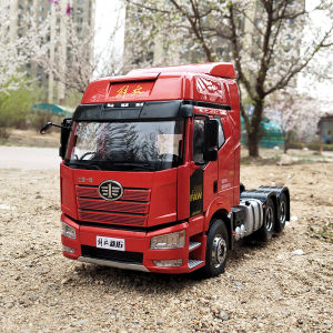 FAW Jiefang Original Factory 1:24 Car Model New Liberation J6 Pulling Head Engineering Truck Mop Head Alloy Car Model
