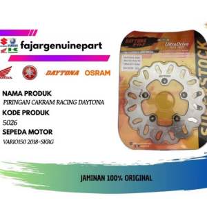 Piringan Cakram Depan DAYTONA RACING motor VARIO150 2018-SKRG lubang 5 kode 5026