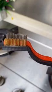 Sikat Kawat 1 Set 3 Pcs Sikat Kuningan Baja Nylon Pembersih Kompor Wire Brush
