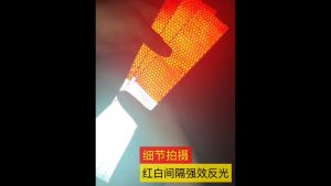 HB 5cm Wide Car Reflective Tape Decoration Stickers Car Warning Safety Reflection Tape Film