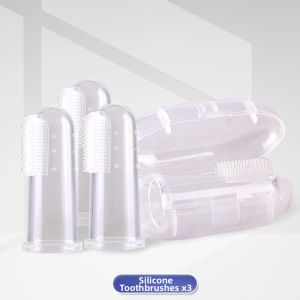 TO BE EASY | Finger Toothbrush & Toothpaste Set for Cats & Small Dogs