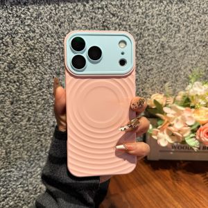 CHUQIAN | Silicone Magsafe Wave Pattern Full Case for iPhone