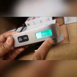 Digital LCD Display 110lb/50kg Luggage Scales Electronic Weighing Scale Travel Luggage Scale Luggage Weighing Scale