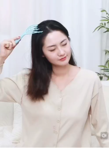 OHHDEER 9-Claw Head Massager with 360° Rotating Steel Ball | Scalp Relaxation | Stress Relief Tool