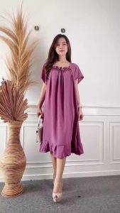 Daster Fuji Crinkle Airflow: Pilihan Modis untuk Wanita Dewasa