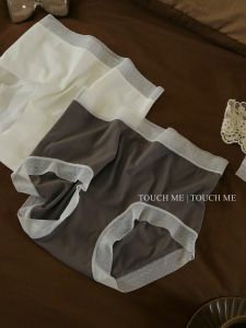 Touchme80S Ultra-Thin Thread Cotton Womens Underwear Breathable Thin Seamless Lace Edge Pure Cotton Crotch Mid-Waist 3-Pack
