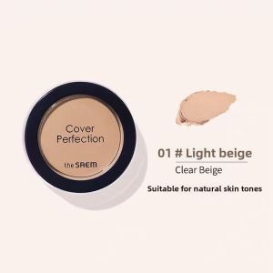 the Saem Triple Color Concealer Palette Moisturizing Oil Control Invisible Pore Modification Brightening Skin Tone Makeup