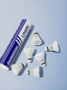 Umay | Durable Wind-resistant Goose Feather Badminton 12 pcs