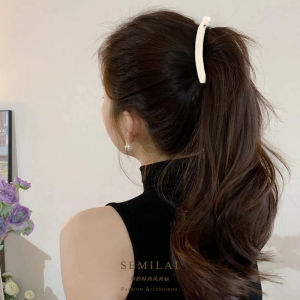 กิ๊บติดผมแบบยูนิเซ็กซ์สไตล์เกาหลีและญี่ปุ่น ทรงเรขาคณิต สไตล์เรียบง่าย กิ๊บติดผมแบบไขว้สำหรับผู้หญิง กิ๊บติดผมแบบมีด