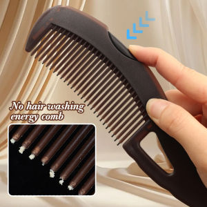 Dandruff Removal Scalp Hair Combs Hair Dressing Comb Self-Cleaning Anti-Static Massage Brush Hair Salon Styling Tool
