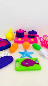 [SIZE TO - VN] Túi đồ chơi nấu ăn bếp ga cho bé thích hoa quả trái cây bàn ghế đồ bếp bánh mỳ đồ hàng 0264-3T