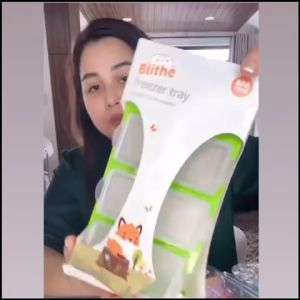 Blithe baby reusable food storage container freezer cubes cube cup tray set plastic blocks safe bags holder