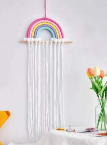 SG ready Stock - Rainbow Hair Clips Hair Pin Storage Organizer Wall Hanging