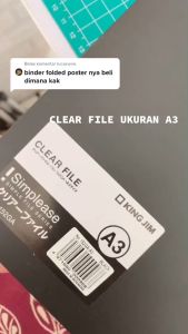 Clear Holder A3 King Jim Isi 20 Lembar