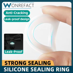 Silicone Rubber Gasket 1/2"3/4" Shower Head Sealing Ring Balcony Washing Machine Faucet Sealing Gasket Leak-proof