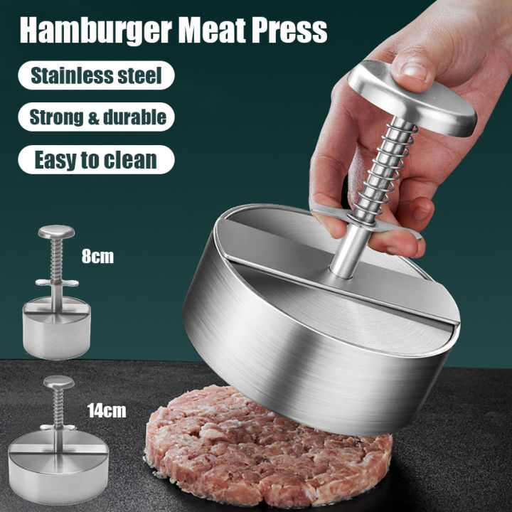 Ép Hamburger Burger khuôn bánh ngọt 304 thép không gỉ thịt lợn thịt bò ...