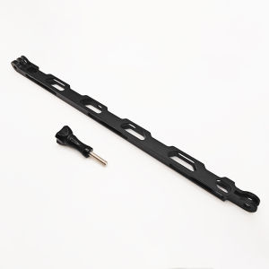 CNC Aluminum Extension Arm for GoPro Insta360 DJI SJCAM AKASO Action Camera 3-Prong Extender Rod with Thumbscrew 3 Sizes Holder