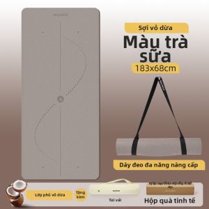 AOYI | Thảm Yoga Cao Su Thiên Nhiên Chống Trượt Cho Nữ Dùng Tại Nhà