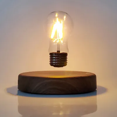 Magnetic Levitation Lamp Creativity Floating Glass LED Bulb Home Office Desk Decoration Birthday Gift Table Novelty Night Light