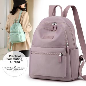 CHIBAO | Stylish Waterproof Nylon Oxford Small Backpack For Women