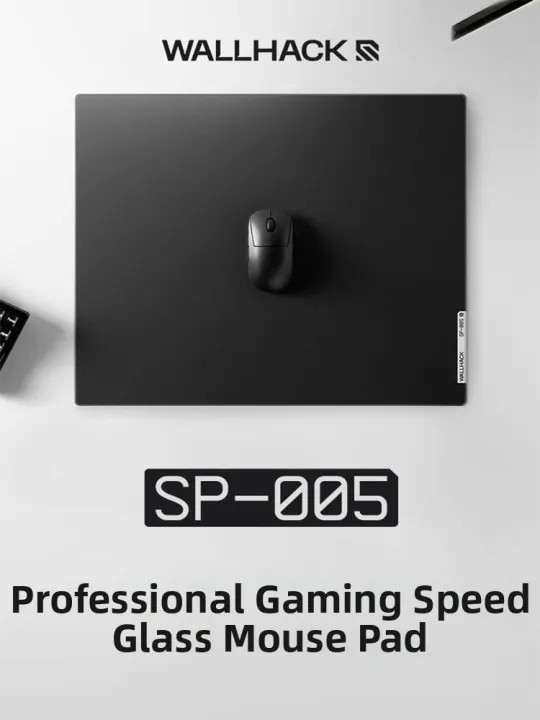 Office and FPS Gaming Glass Mouse Pad Large
