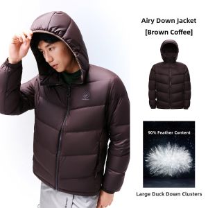 Lightweight Warm Windproof Hooded Down Jacket