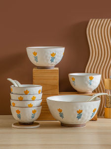 Bát Ăn Trưa Kiểu Nhật Bản Bằng Gốm Sứ Dùng Trong Nhà Bếp Bát Ăn Sáng Bát Ăn Mì Bát Cá Bát Rau Bát Tròn Bát Dùng Trong Lò Vi Sóng