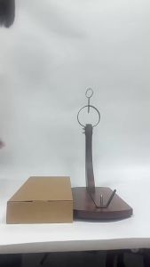 Giá Đỡ Giăm Bông Bằng Gỗ Có Thể Nghiêng Chuyên Dụng Để Đựng Giăm Bông Tây Ban Nha Và Prosciutto Ý Có Đệm Chống Trượt Phụ Kiện Nhà Bếp